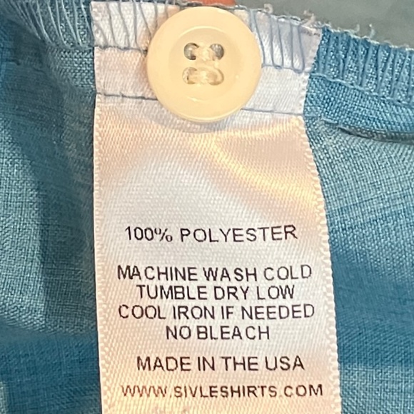 Men’s Button Down Retro Bowling Shirt Sz Large - Picture 5 of 5